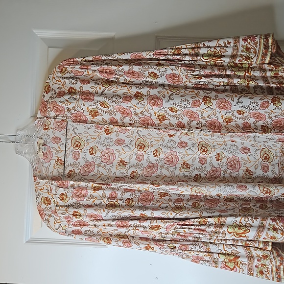 Umgee Open Front Tropical Floral Sz M/L - Picture 2 of 9